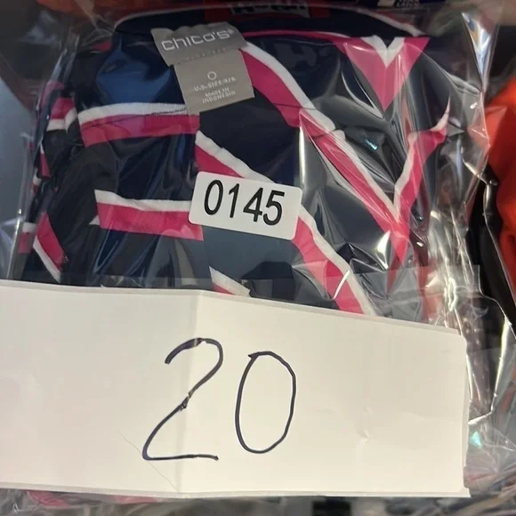 CHICO’S striped Pink/Blue Elastic waist pull on Maxi Skirt Size 0 4/6 US - Picture 10 of 10